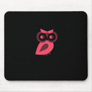 Pink Owl Mousepad