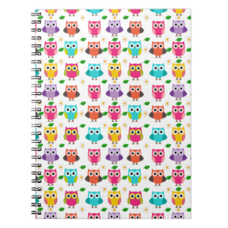 Pink Owl Notebook Cute