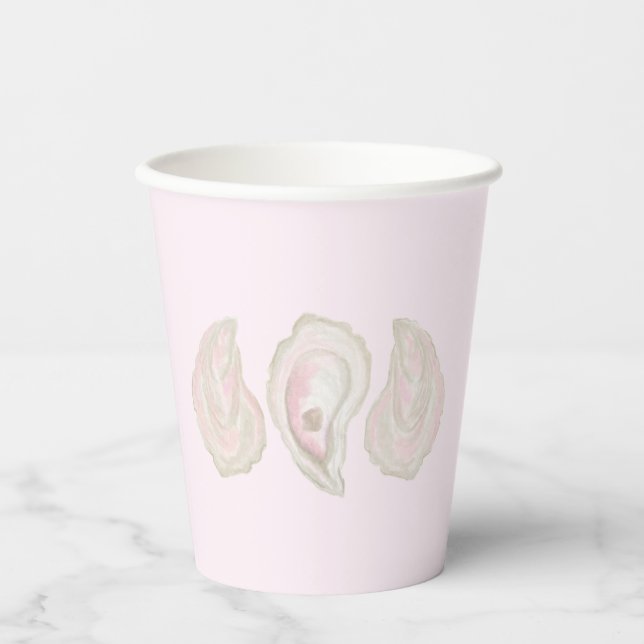 Pink Oyster Party Cups (Front)