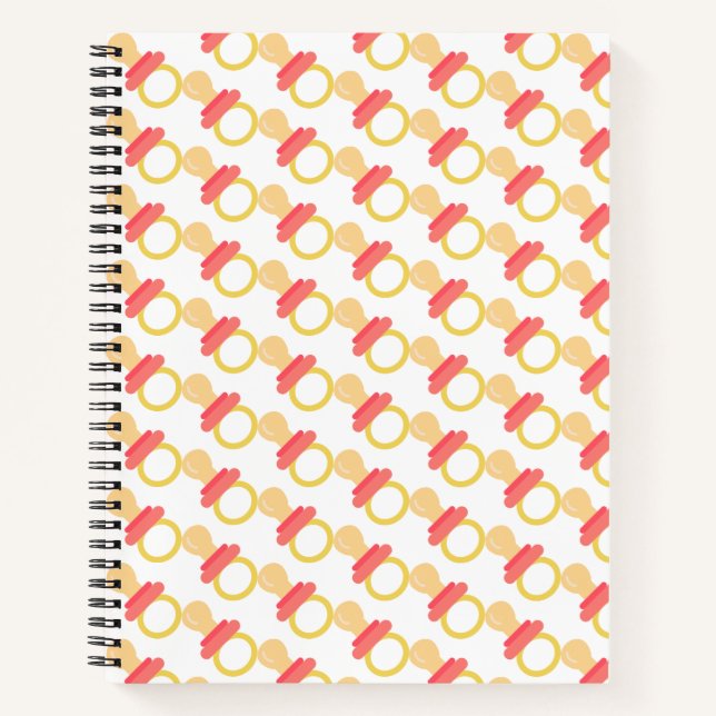 pink pacifier notebook (Front)