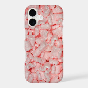 pink packing peanuts
