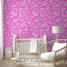Pink Paisley Love Baby Girl Nursery