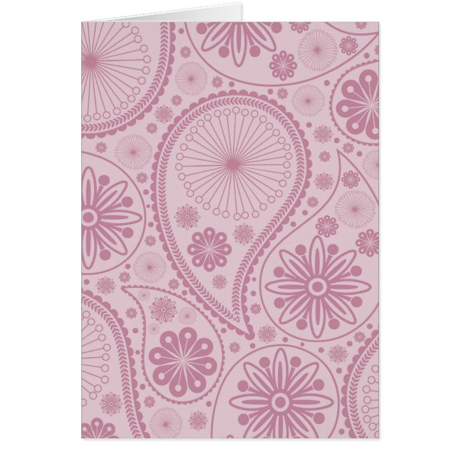 Pink paisley pattern (Front)