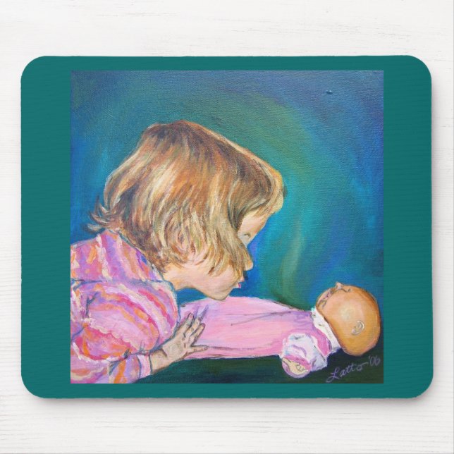 Pink Pajamas Mousepad (Front)