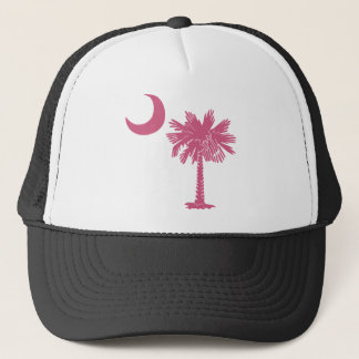 Pink Palmetto Moon Trucker Hat