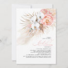 Pink Pampas Grass Luncheon Bridal Shower