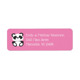 Pink Panda Bear Baby Shower