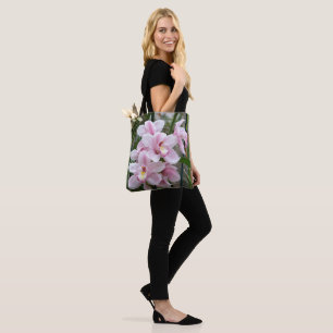 Pink Paradise Orchids Tote Bag