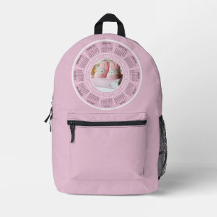 Pink Parents Expecting Baby Girl Backpack
