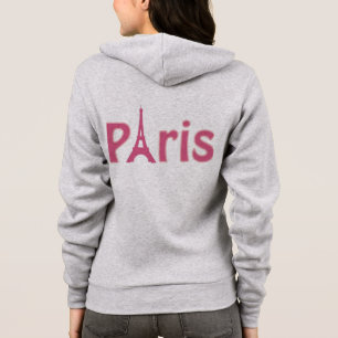 Pink Paris Hoodie
