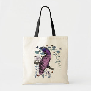 Pink Parrot Tote Bag