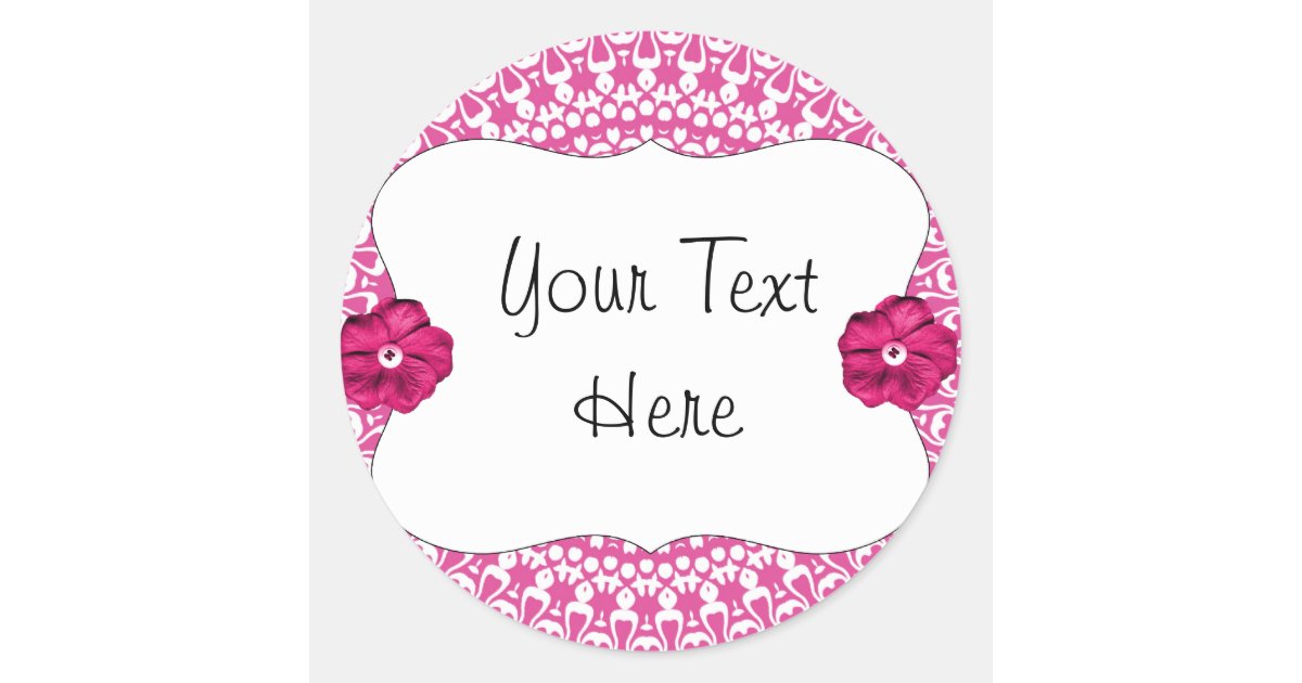 Pink Party Girlie Cupcake Toppers/Labels/Stickers Classic ...