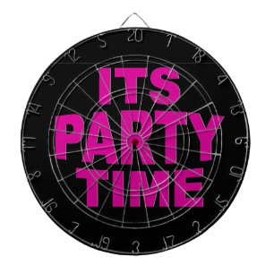 Pink Party Time Dartboard