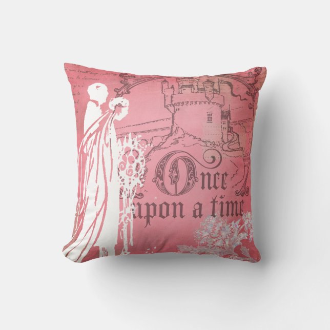 Pink Passion Once Upon a Time Pillow (Front)