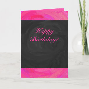 Pink Passion Personalised Card