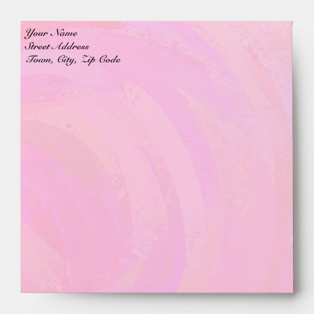 Pink Passion Personalised Envelope (Front)