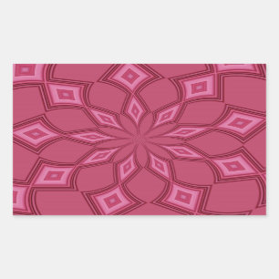 PINK PASSION RECTANGULAR STICKER