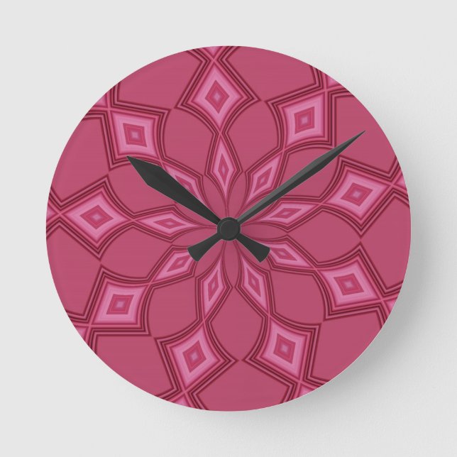 PINK PASSION ROUND CLOCK (Front)
