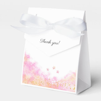 Pink Pastel Balloon Personalised Baby Shower Tent  Favour Box