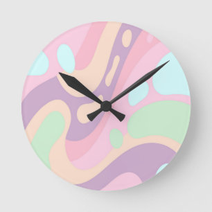 Pink Pastel Clock