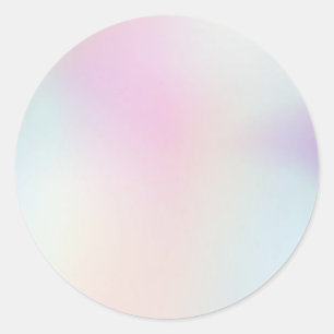 Pink Pastel Custom Trendy Classic Round Sticker