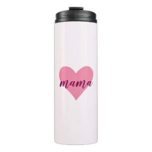 Pink Pastel Heart Thermal Tumbler for Mum