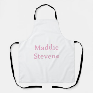 PINK PASTEL NAME YEAR TRENDY MODERN TEMPLATES APRON