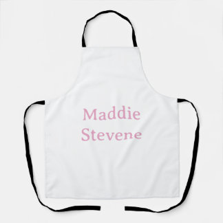 PINK PASTEL NAME YEAR TRENDY MODERN TEMPLATES APRON