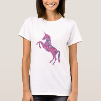 Pink Pastel Star Sparkle Unicorn Art T-Shirt