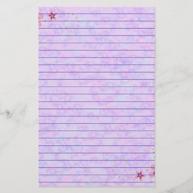 Pink Pastel Stationery (Front)