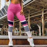Pink Pastel Stripes Leggings<br><div class="desc">Looking for a new outfit, new style, or new fashion? Then try out these leggings, which will make you feel amazing and stunning, and don't forget to share your comments.</div>