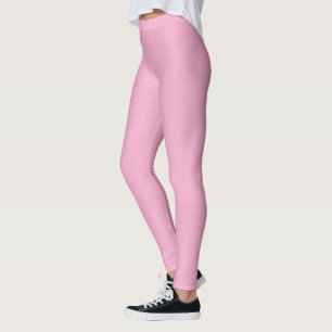 Pink, pastelsolid color leggings