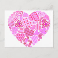 Pink Patchwork Heart