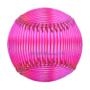 Pink Pattern Baseball