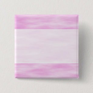 Pink pattern. Soft waves, clouds. 15 Cm Square Badge