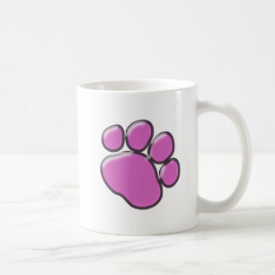Pink Paw, Dog Paw, Animal Paw, Paw Print Coffee Mug