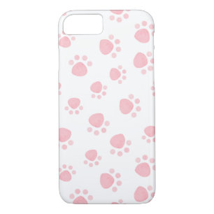 Pink Paw Print Phone Case