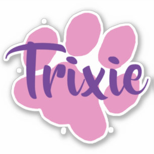 Pink pawprint custom