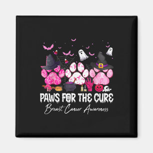 Pink Paws For The Cure Breast Cancer Awareness Dog Magnet