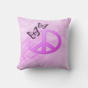 Pink Peace Cushion