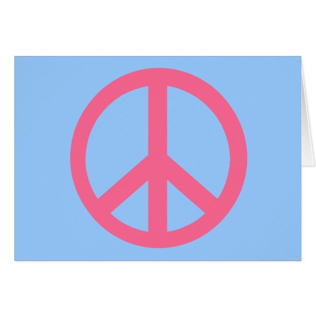 Pink Peace Sign Products (Front Horizontal)