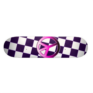 Pink Peace Skateboard