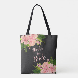 Pink & Peach Floral Sprays Mother of the Bride Tote Bag