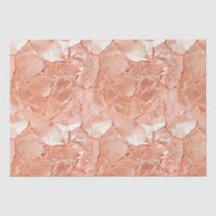 Pink Peach Rose Gold Glam Tissue Paper