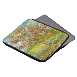Pink Peach Tree in Blossom by Vincent van Gogh Laptop Sleeve