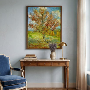 Pink Peach Tree in Blossom by Vincent van Gogh Poster