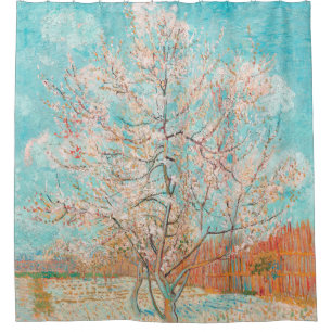 Pink Peach Tree, Vincent van Gogh Shower Curtain