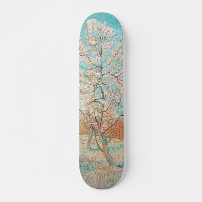 Pink Peach Tree, Vincent van Gogh Skateboard (Front)