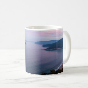 Pink Pearl Beach Sunset Coffee Mug