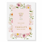 Pink Pearls and Prosecco Bridal Shower Welcome